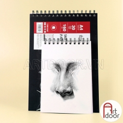 Sổ vẽ chì GIORGIONE Sketch giấy Ngà mỏng 160gsm (vân mịn)