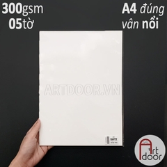 Giấy vẽ màu nước HAPPY dày 300gsm (vân nổi Cold)