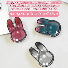 Chuột không dây MOFII M6DM thiết kế kiểu dáng con thỏ kết nối bằng Bluetooth và USB 2.4G đa dàng màu sắc dành cho các bạn nữ