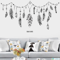 Decal dán tường Dây Boho