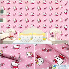 10m Giấy dán tường Kitty chữ