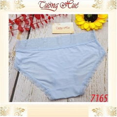 Quần Lót Lụa Lưng Dưới Nữ 7165 Lụa Phối Ren Freesize