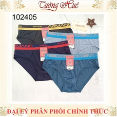 Quần lót Armand 102405 Quần lót nam tam giác lỗ thông hơi bảng lưng vừa màu trơn