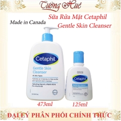 Sữa Rửa Mặt Cetaphil Gentle Skin Cleanser Face 125ML/473ML