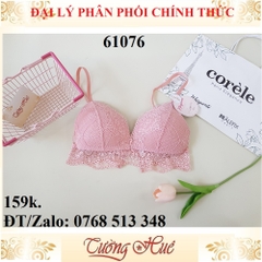 Áo bra Marguerite 61076 bra ren, cúp tam giác không gọng.