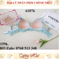 Áo bra Marguerite 61076 bra ren, cúp tam giác không gọng.