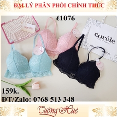 Áo bra Marguerite 61076 bra ren, cúp tam giác không gọng.