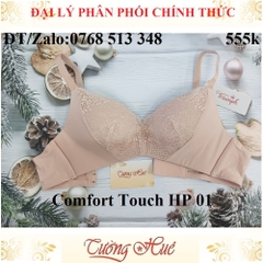 Áo lót nữ Triumph Comfort Touch HP 01 không gọng phối ren lưng bảng to.