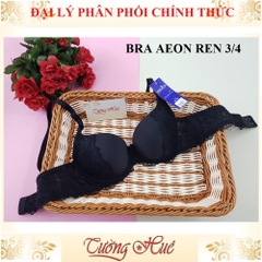 Áo lót nữ Bra Aeon áo ngực nâng phối ren nữa quả.