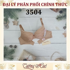 Áo lót nữ Bon Bon BSCB 3504 Có Gọng Phối Ren Đệm Mút 3cm.
