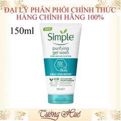 Gel Rửa Mặt Giảm Bóng Nhờn Simple Purifying Gel Wash - 150ml