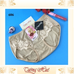 Quần lót nữ Chen 606 quần lót trơn phối ren.
