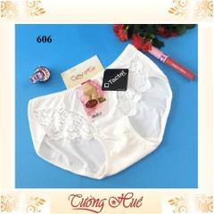 Quần lót nữ Chen 606 quần lót trơn phối ren.