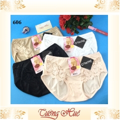 Quần lót nữ Chen 606 quần lót trơn phối ren.