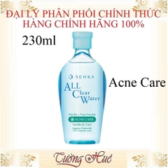 Nước Tẩy Trang Senka Micellar All Clear Water Acne Care Soothe & Care