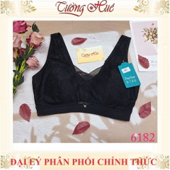 Áo Lót Nữ Ding Dang 6182 Dang Bra Không Gọng Mút Mỏng Bảng Lưng To 3 Móc cài