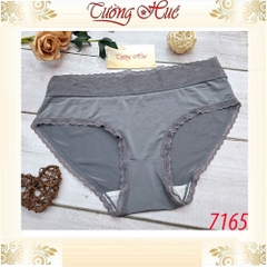 Quần Lót Lụa Lưng Dưới Nữ 7165 Lụa Phối Ren Freesize