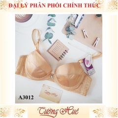 Áo Lót Nữ annie bra Có Gọng Cài Trước Trơn Mút Mỏng A 3012.