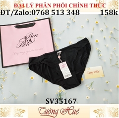 Quần lót nữ Bon Bon SV35167 trơn, lưng thấp vừa.