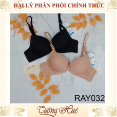 Áo Ngực Nữ Relax Có Gọng Thiết Kế Trơn Mút Dày 4cm RAY032.