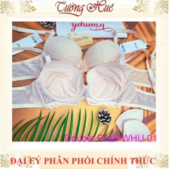 Áo Lót Nữ Triumph Double Push WHU 01  ren mút dày 4cm đệm tháo rời