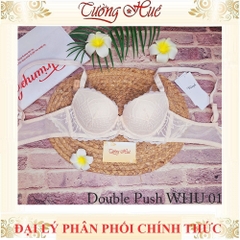 Áo Lót Nữ Triumph Double Push WHU 01  ren mút dày 4cm đệm tháo rời