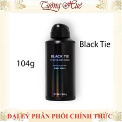 Xịt khử mùi toàn thân Nam Bath & Body Works Bourbon Body Spray 104g - Nhiều mùi lựa chọn