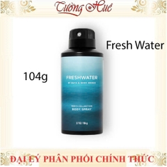Xịt khử mùi toàn thân Nam Bath & Body Works Bourbon Body Spray 104g - Nhiều mùi lựa chọn