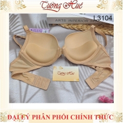 Áo Lót Nữ Lys by Corèle V L3104 Mút Vừa 2cm Có Gọng Trơn Cúp 3/4 2 Móc Cài