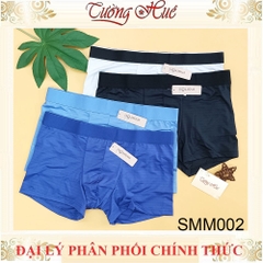 Quần Lót Nam marron SMM002 Dạng Đùi Boxer Lỗ Thông Hơi Form Lớn( Tăng 1 Size).