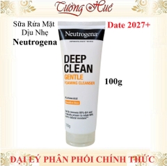 Sữa Rửa Mặt Dịu Nhẹ Neutrogena Deep Clean Gentle Foaming Cleanser - 100g