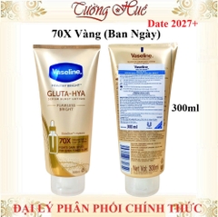 Dưỡng Thể Vaseline 10X - 70X Healthy Bright Gluta-Hya Serum Burst Lotion - 300ml (Có lựa chọn)