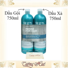 Bộ Gội Xả Phục Hồi Tóc Hư Tồn Số 2 Tigi Bed Head Urban Antidotes #2 750ml - Xanh Biển