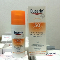 EUCERIN SUN GEL-CREME OIL CONTROL DRY TOUCH SPF 50+. KEM CHỐNG NẮNG GIÚP KIỂM SOÁT NHỜN .