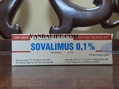 KEM TRỊ CHÀM THỂ TẠNG SOVALIMUS 0,1% 10G.