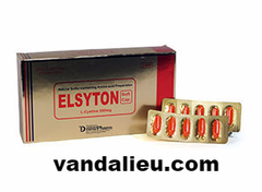 ELSYTON ( L-CYSTINE 500MG) TRỊ NÁM, THÚC ĐẨY MỌC TÓC , MÓNG.