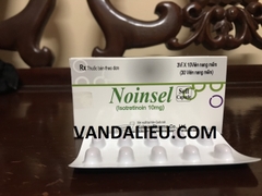 NOINSEL 10MG ( HỘP/30 VIÊN). ĐIỀU TRỊ CÁC DẠNG MỤN TRỨNG CÁ NẶNG.