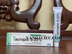 TACROPIC 0,03% 10G. TACROLIMUS 0,03% THUỐC MỠ BÔI NGOÀI DA ĐIỀU TRỊ CHÀM THỂ TẠNG