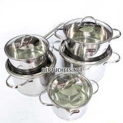 Bộ nồi Chefs EH CW5304 vung kính