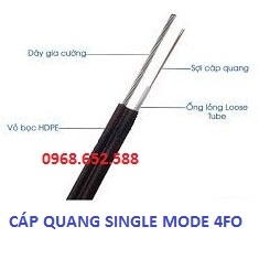 Cáp quang 4fo, Dây cáp quang 4fo, Cáp quang 4fo Singlemode