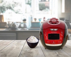 NỒI CƠM ĐIỆN CAO TẦN CUCKOO CRP-HUS1000F màu đỏ
