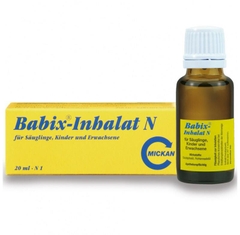 Dầu Babix điều trị nghẹt mũi, sổ mũi, chống ho