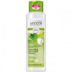 Dầu gội cho tóc dầu - LAVERA FRISCHE&ANTI-FETT Shampoo - Sản phẩm 100% từ thực vật (vegan).