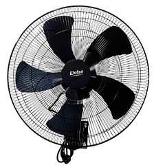 T5005 Quạt treo tường công nghiệp thân sắt cánh 50cm 5 lá 2 dây kéo loại mới