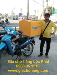 Giá chở hàng gắn thùng shipper, thùng composite, thùng nhựa