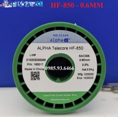 thiếc hàn Alpha  HF-850  SAC0305 - 0.6MM
