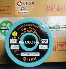 HSE04 -SR34 - LFM22 - 1.6 MM  solder wire