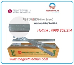 Thiếc thanh không chì heesung - HSE 16 - B20 Thiếc thanh không chì heesung - HSE 16 - B20