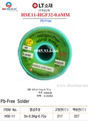 HSE011 - HGF32 - 0.6MM HALOGEN FREE solder wire