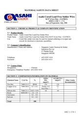 MSDS ASAHI SCS7